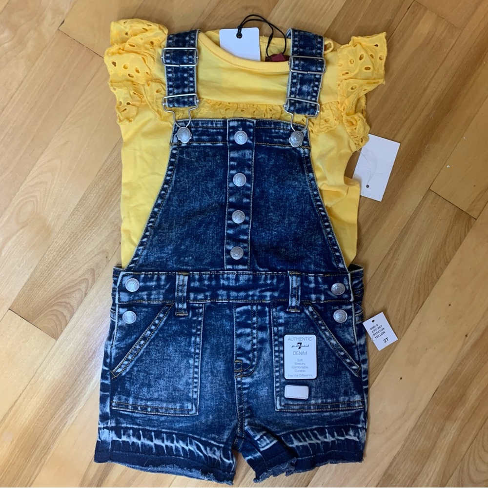 7 For All Mankind Shorterall Set
